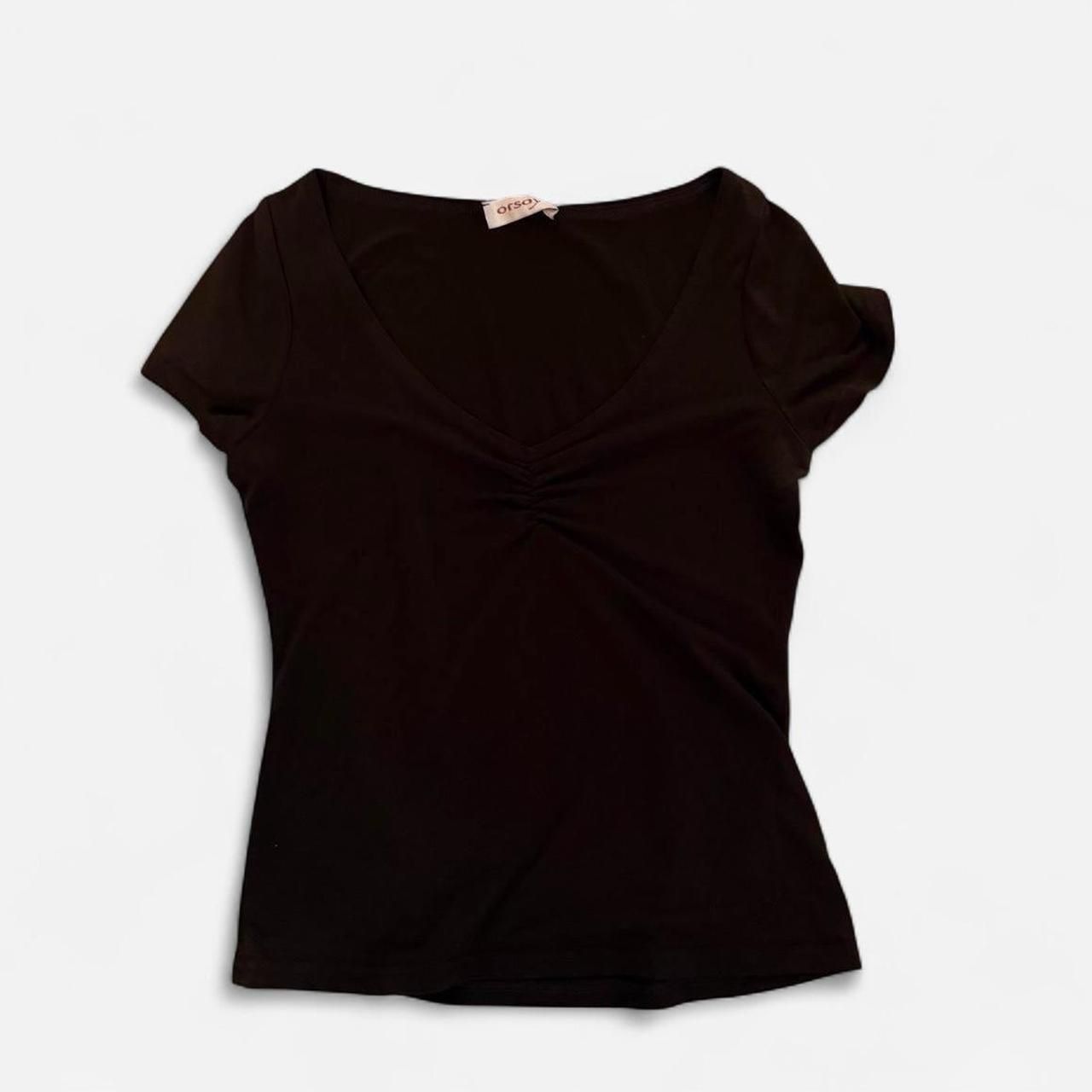 Orsay Women's Black And Brown Blouse